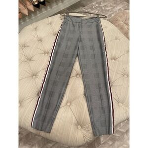 Express High Rise Ankle Pants with Side Stripe